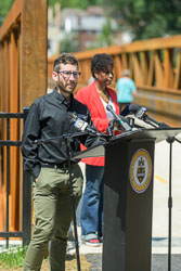 Davis Avenue Bridge Ribbon Cutting